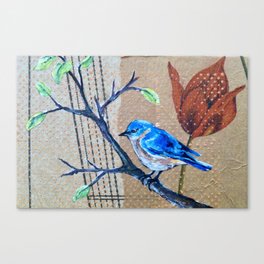 Bird on Branch 2 Canvas Print