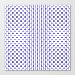 Tiny Droplets Pattern in Very Peri Canvas Print