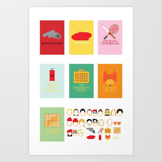 Wes Through The Years Art Print