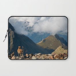 Little goats’ family in French Alps Laptop Sleeve