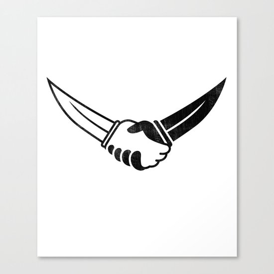 Trust No One Canvas Print