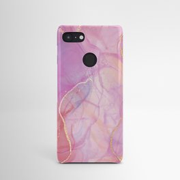 Pink and Gold Marbling Android Case