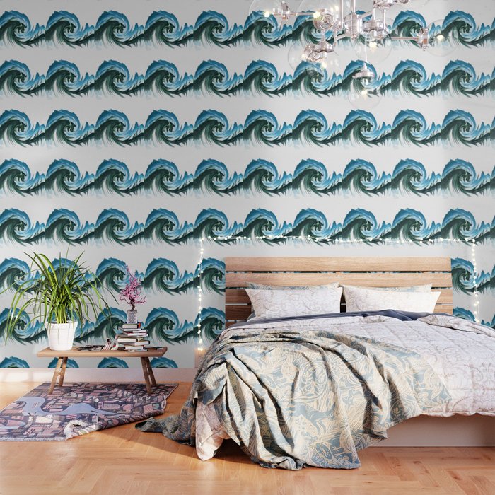 Abstract Digital Design Beach Vibe Motion Twirl Wallpaper By