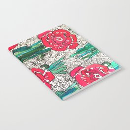 Scarlet Begonias  Notebook