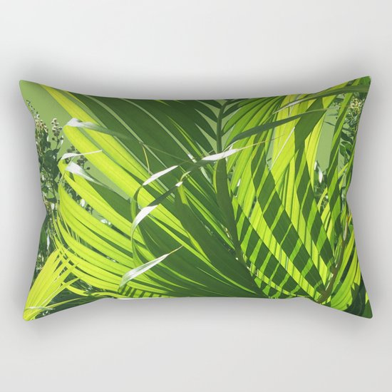 It's All About Greenery Rectangular Pillow