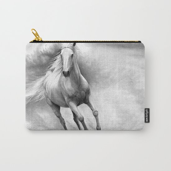 Horse GRAPHITE DRAWING II. Carry-All Pouch