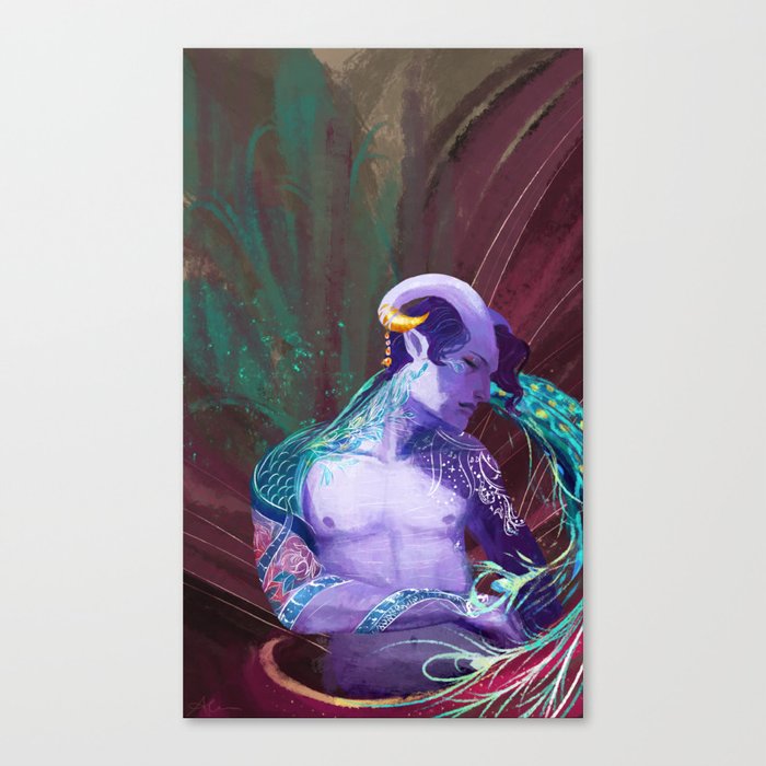 Peacock Canvas Print By Alfheimr Society6