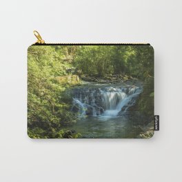 Respite Carry-All Pouch | Waterfall, Oregon, Rocks, Outdoor, Cascades, Respite, Landscape, Siuslawnationalforest, Trees, Photo 