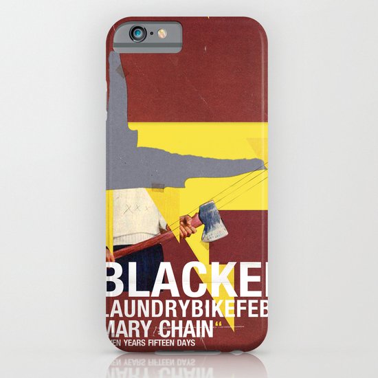 Mary Chain & Blacker band poster iPhone & iPod Case
