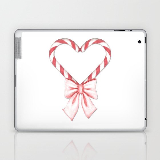 Candycane love Laptop & iPad Skin