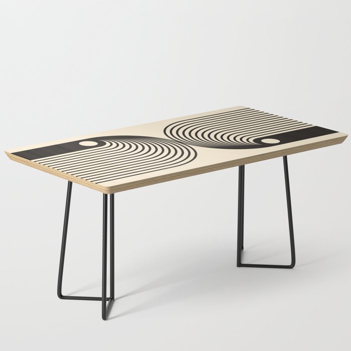 Abstraction_SUNSHINE_CONNECT_LOOP_BALANCE_POP_ART_0426B Coffee Table
