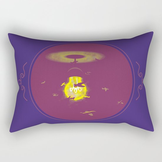 Around the Lamp Rectangular Pillow