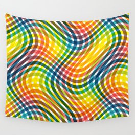 Abstract Colorful Pattern Design. Wall Tapestry