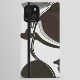The Pensieve 4 - Modern Contemporary Abstract painting iPhone Wallet Case