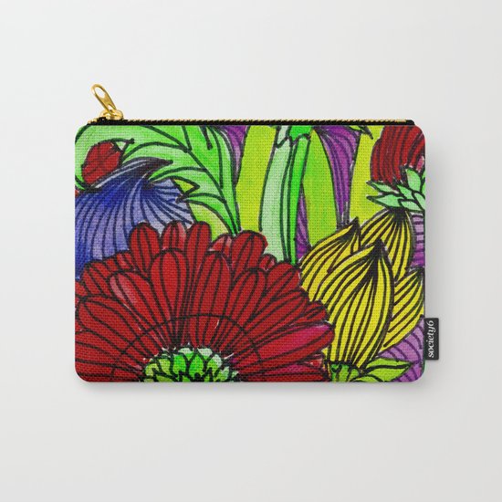 Flowers Carry-All Pouch