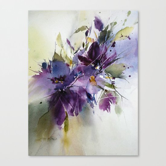 clematis Canvas Print