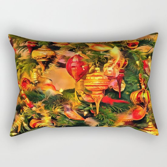 Christmas tree Rectangular Pillow