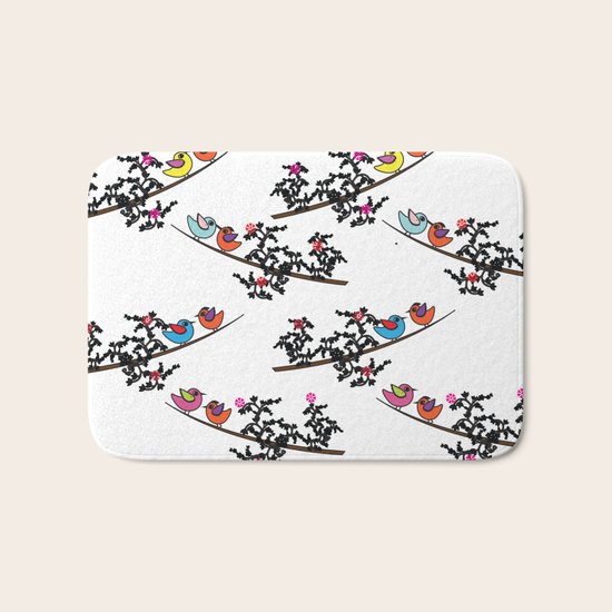 birds Bath Mat