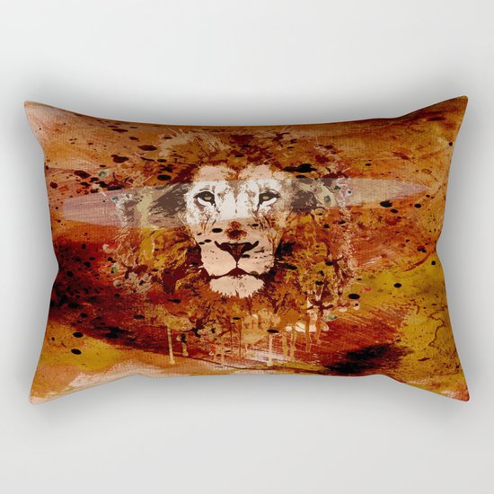 WATERCOLOR KING Rectangular Pillow