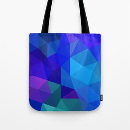 Sapphire Low Poly Tote Bag