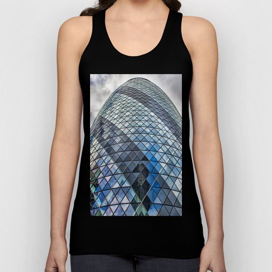 London The Gherkin 30 St Mary Axe Unisex Tank Top