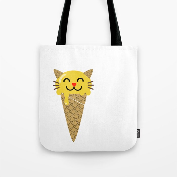 Ice Creameow Tote Bag