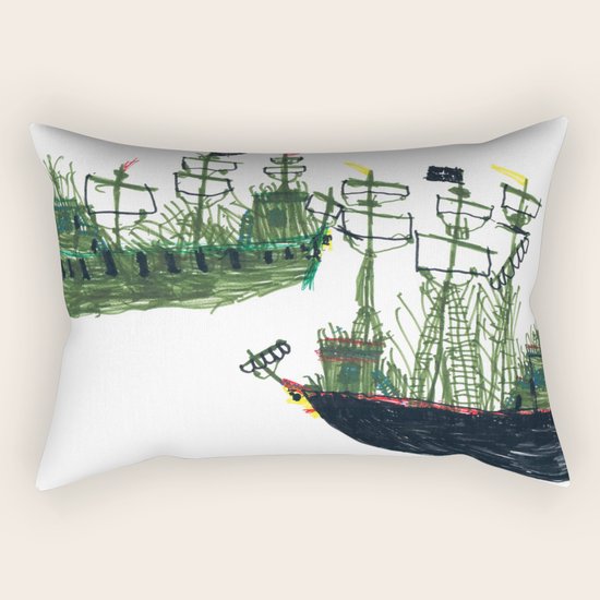 Ships Rectangular Pillow