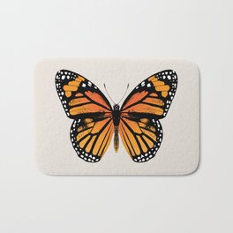 Monarch Butterfly | Vintage Butterfly | Bath Mat