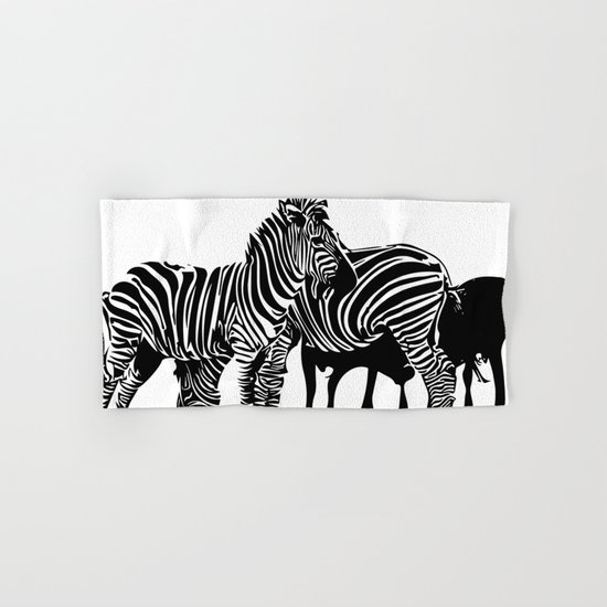 Zebras Hand & Bath Towel