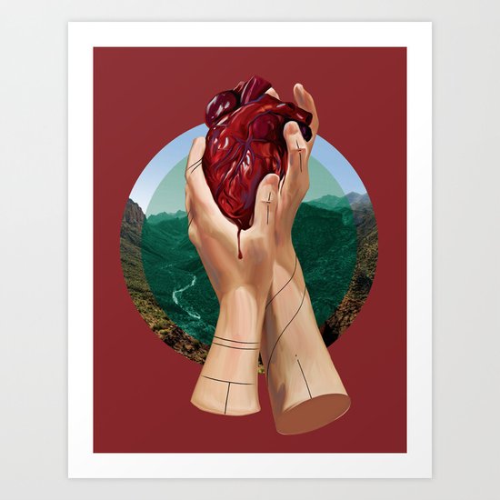 In Its Grip Art Print