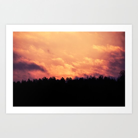 As The Dawn Breaks Art Print