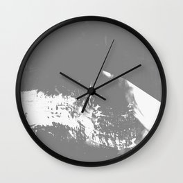 White Mountain #Abstract Wall Clock