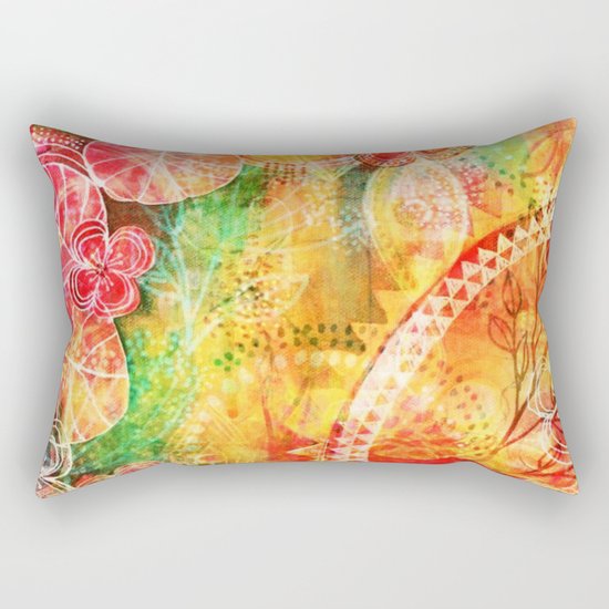 Sunshine Garden Rectangular Pillow