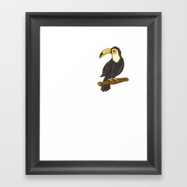 Toucan Bird Animal Tropical Cute Framed Art Print
