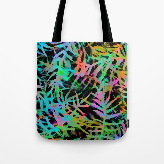 Electric Palms - Black Tote Bag