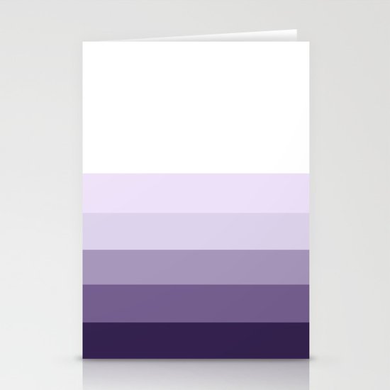 PARTY STRIPES PURPLE by Monika Strigel Stationery Cards