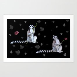 Lemurs Art Print