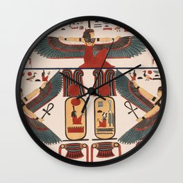 Ancient Egyptian pattern design Wall Clock