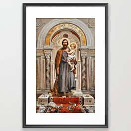 St. Joseph Framed Art Print