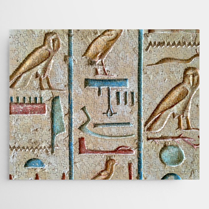 Ancient Egyptian Hieroglyphics Jigsaw Puzzle