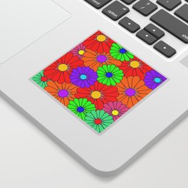 hippy flower power Sticker