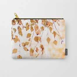 Silver Birch in Autumn | Tree photo print Carry-All Pouch