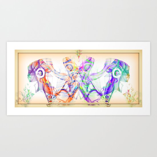 Let the Music Flow Art Print