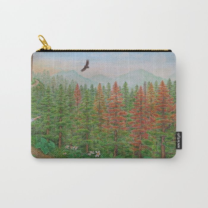 A Day of Forest(8). (coniferous forest) Carry-All Pouch