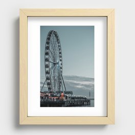 Seattle Wheel Recessed Framed Print