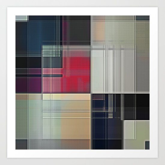 Lines/Abstract Q1 Art Print