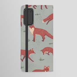 Foxes Jumping Android Wallet Case