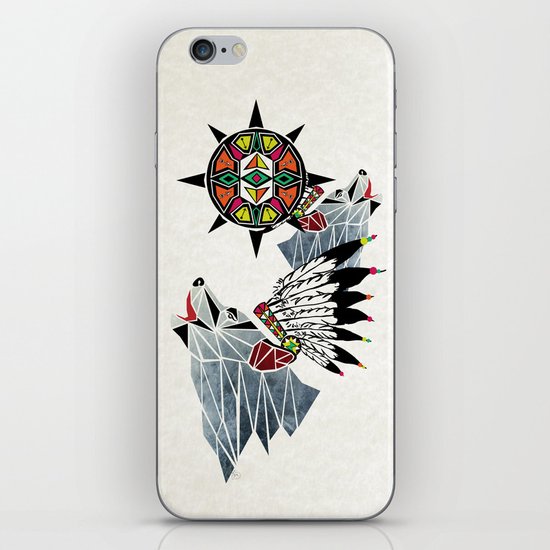 wolf king iPhone Skin