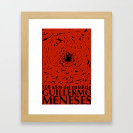 100 años natalicio de Guillermo Menese Framed Art Print