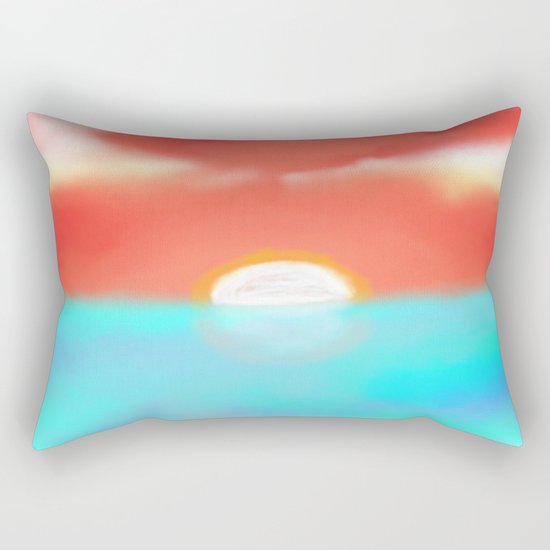 Blazing Sun Rectangular Pillow
